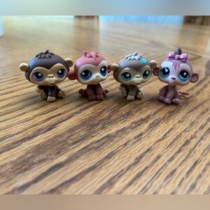 Littlest Pet Shop Monkeys 359, 351, 784, 1422